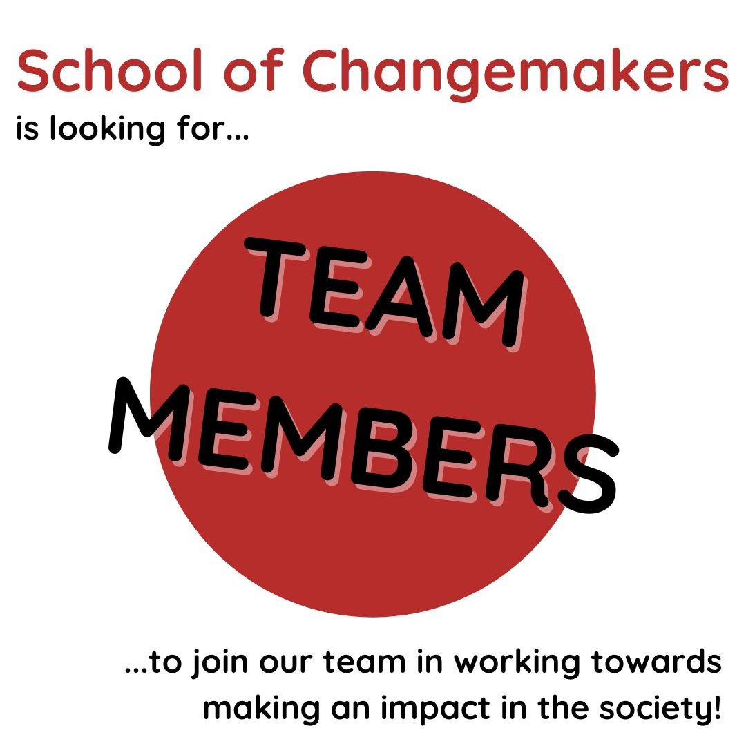 School of Changemakers กำลังมองหา Junior Staff มาร่วมทีม!